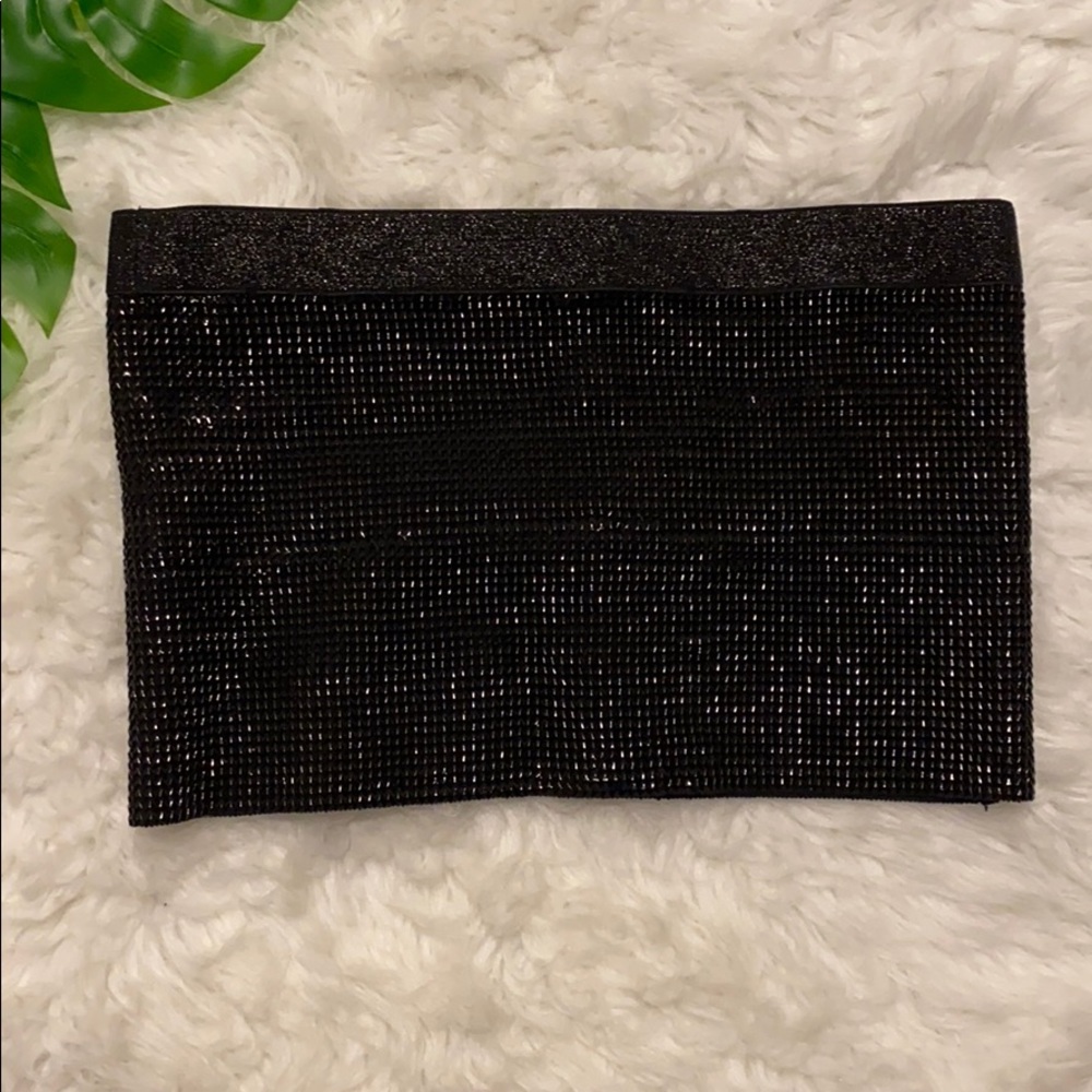 Swoon black beaded mini skirt